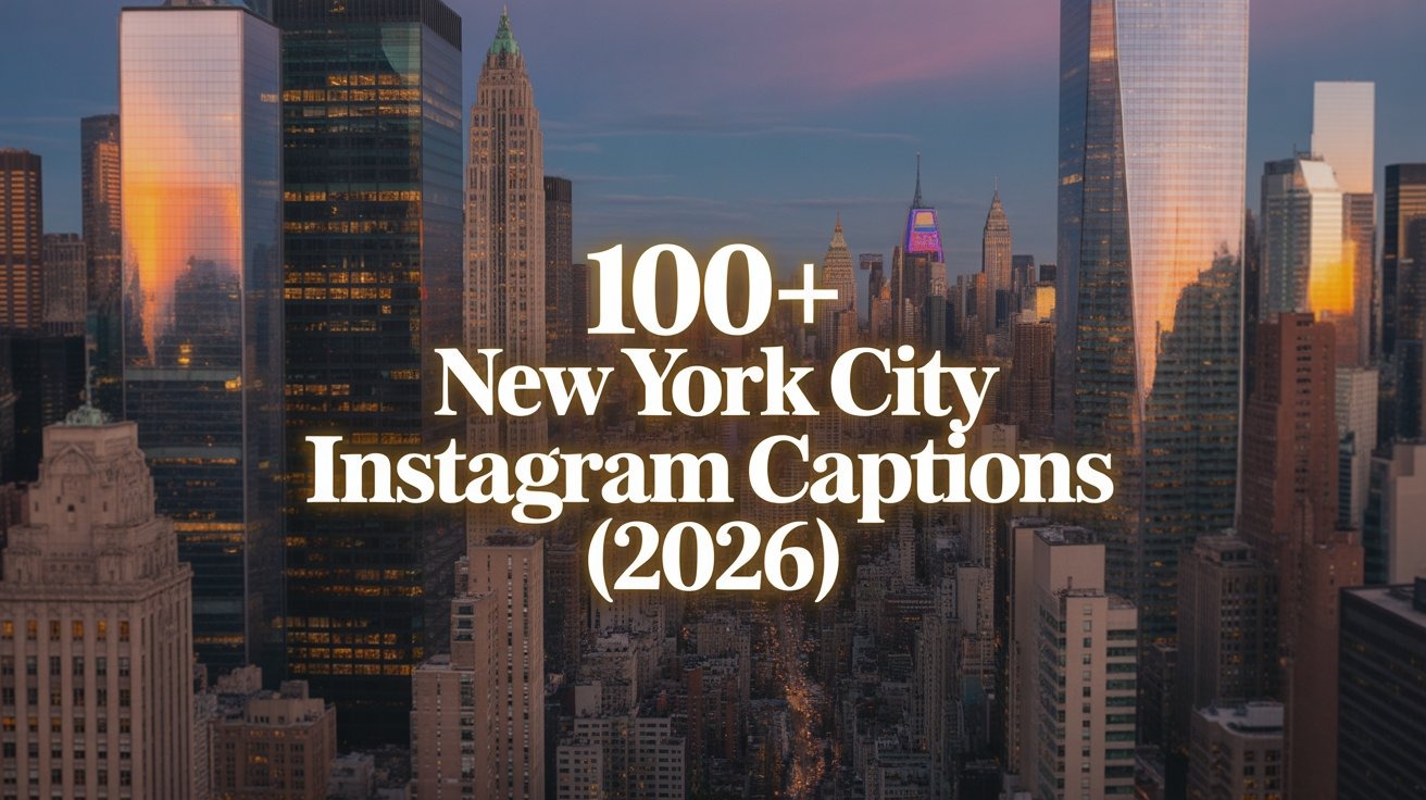 100+ New York City Instagram Captions(2026)