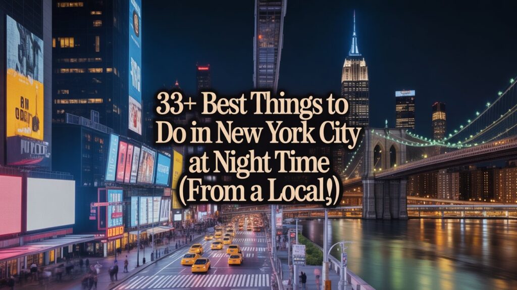 33+ BEST Things to Do in New York City at Night Time (From A Local)!