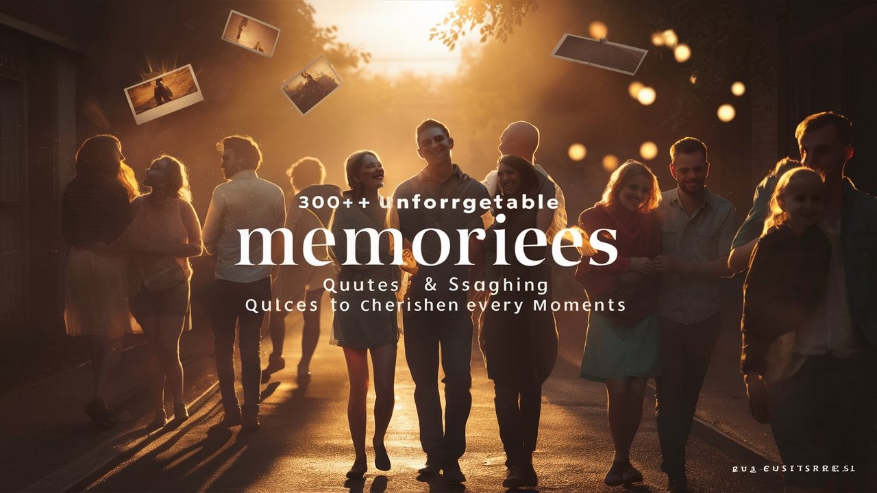 300+ Unforgettable Memories Quotes & Sayings to Cherish Every Moment