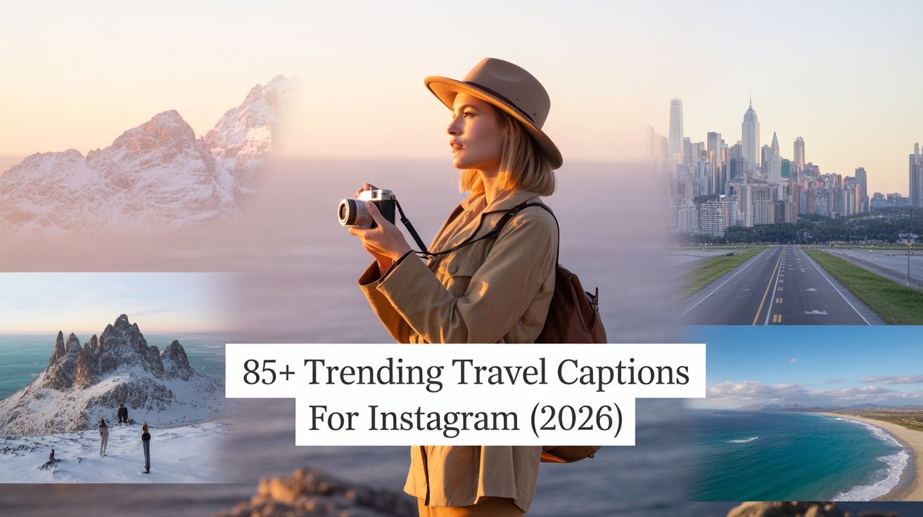 85+ Trending Travel Captions for Instagram (2026)