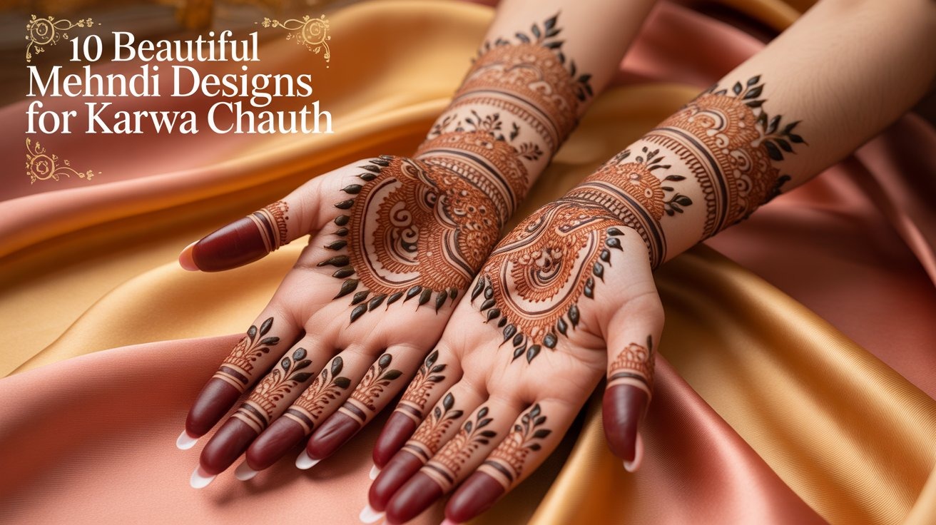 10 Beautiful Mehndi Designs for Karwa Chauth