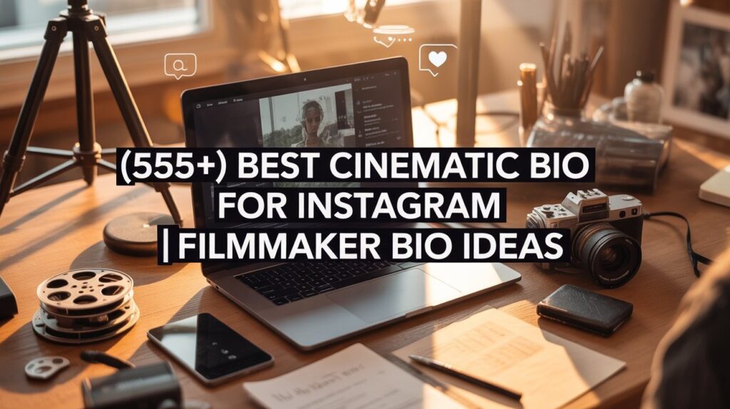 (555+) Best Cinematic Bio for Instagram | Filmmaker Bio Ideas