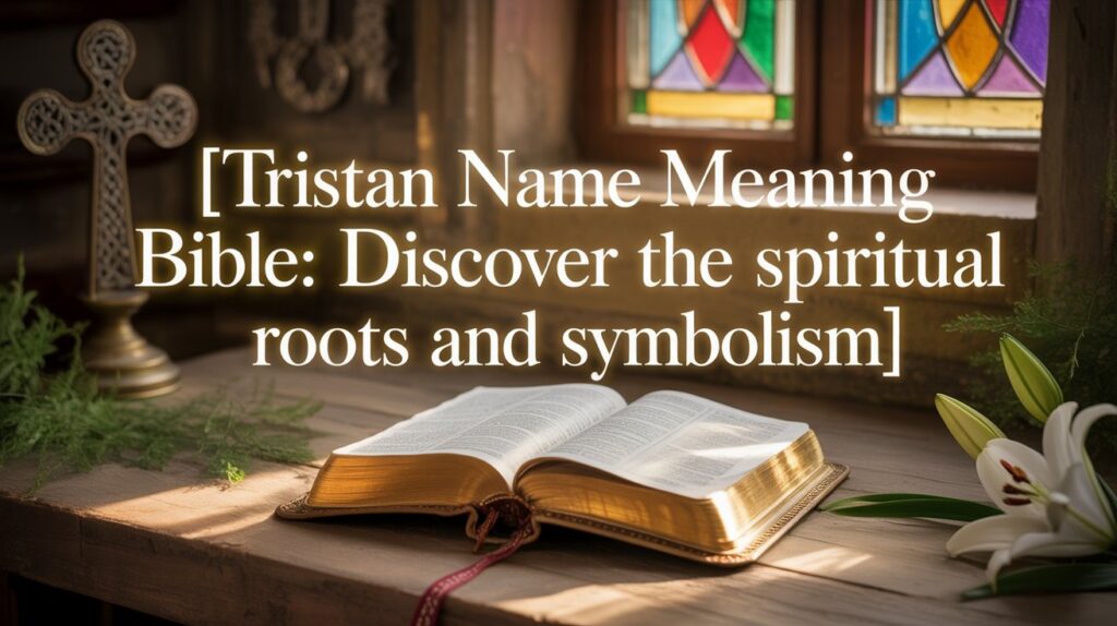 Tristan Name Meaning Bible: Discover the Spiritual Roots and Symbolism