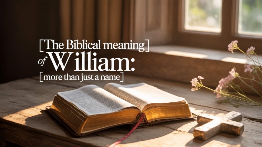 The Biblical Meaning of William: More Than Just a Name
