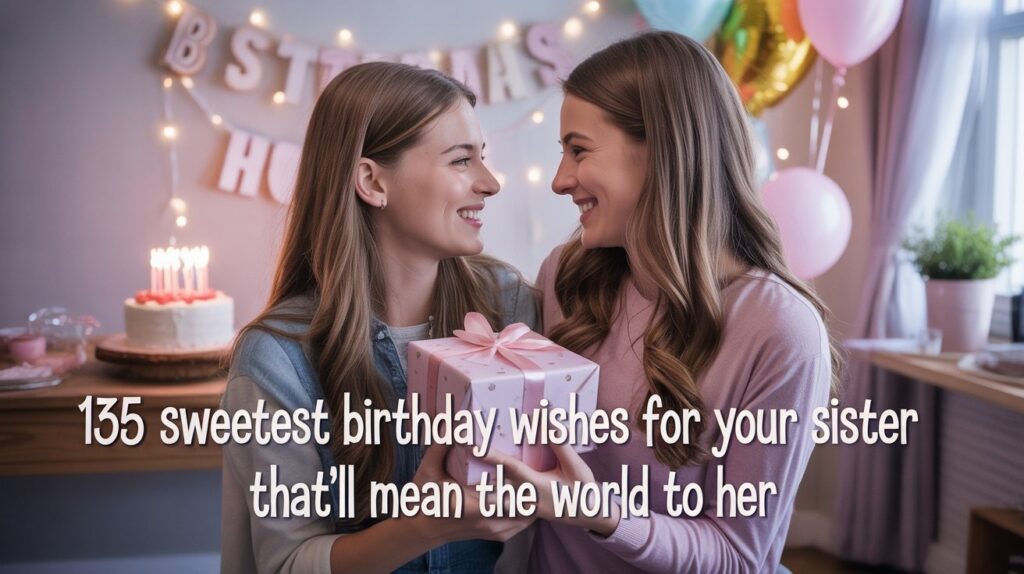 135 Sweetest Birthday Wishes for Your Sister That'll Mean the World to Her