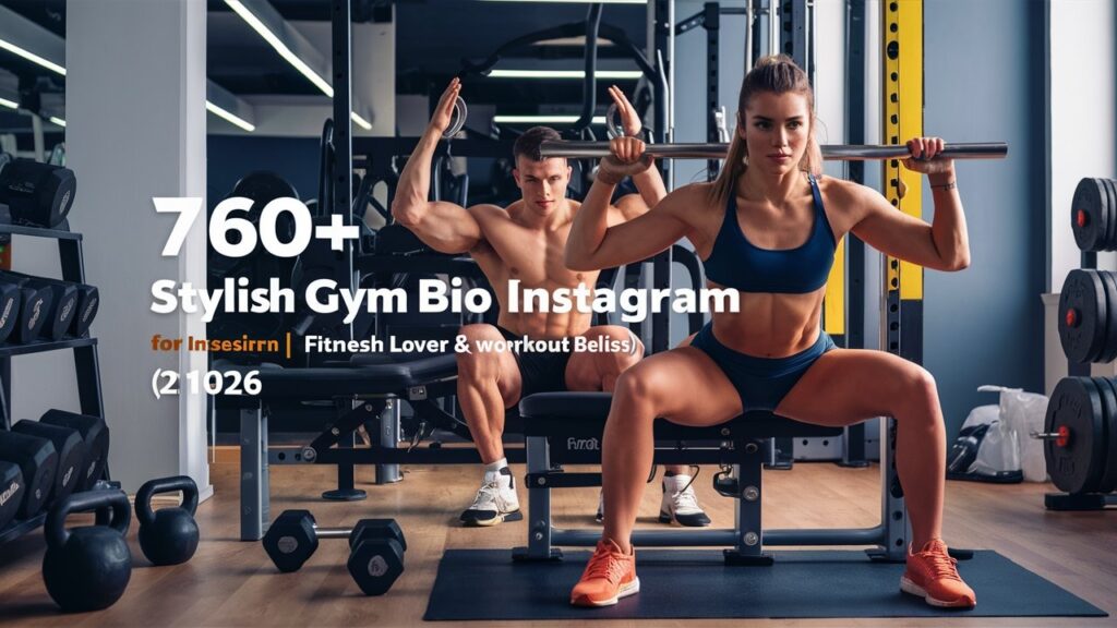 {760+} Stylish Gym Bio for Instagram | Fitness Lover & Workout Bios (2026)