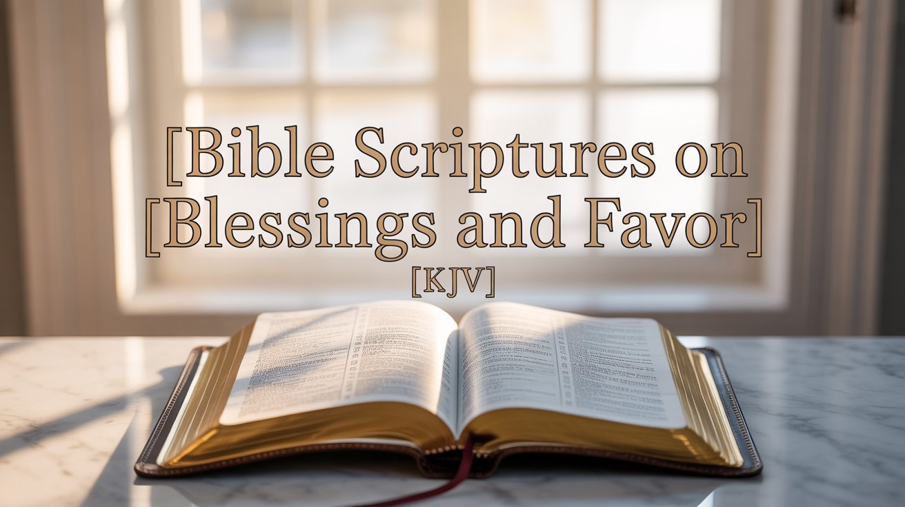 Bible Scriptures On Blessings And Favor KJV