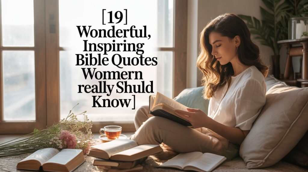 19 Wonderful, Inspiring Bible Quotes Women Really Should Know