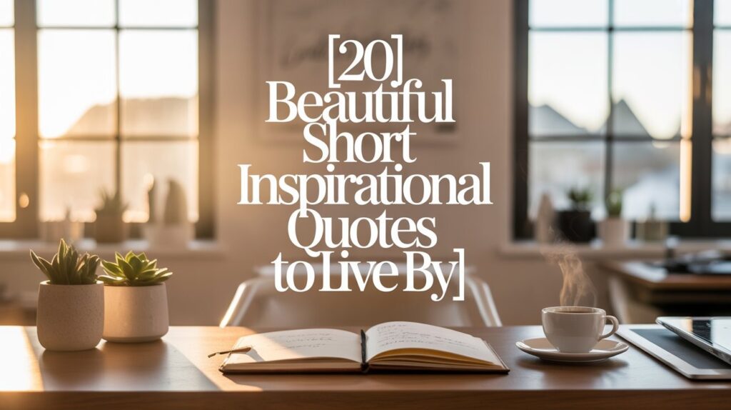 20 Beautiful Short Inspirational Quotes To Live By