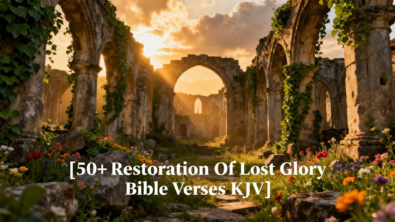 50+Restoration Of Lost Glory Bible Verses KJV