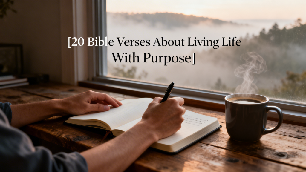 20 Bible Verses About Living Life With Purpose