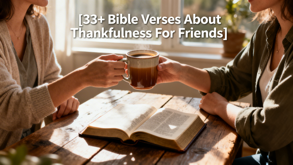 33+ Bible Verses About Thankfulness For Friends