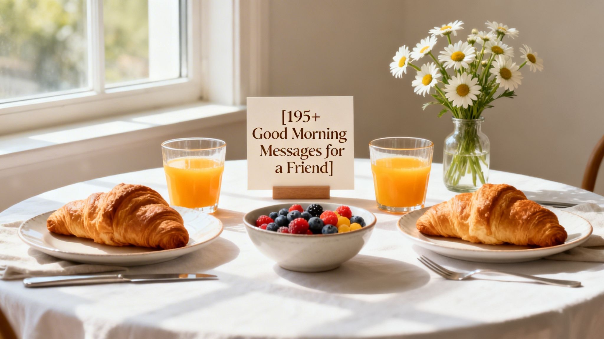 195+ Good Morning Messages for a Friend