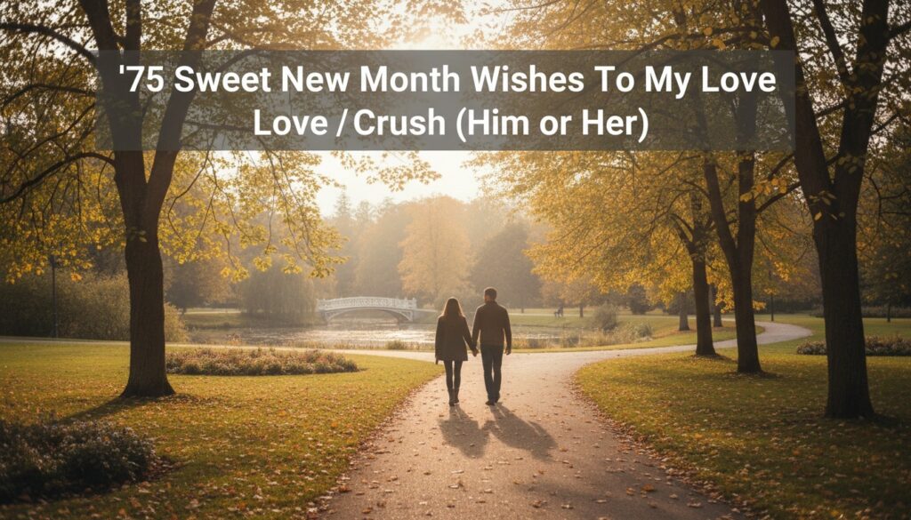 75 Sweet New Month Wishes To My Love / Crush (Him or Her)