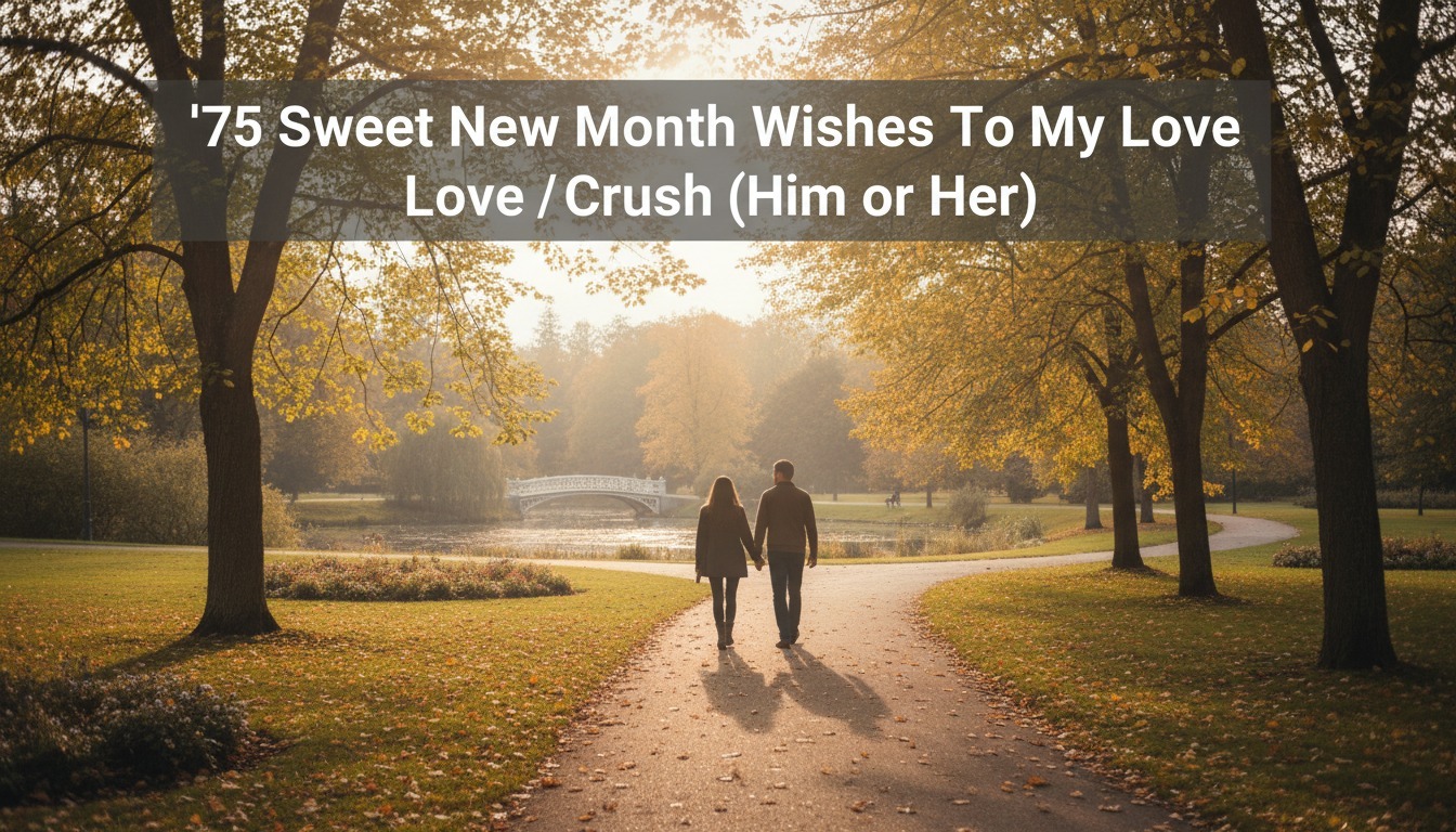 75 Sweet New Month Wishes To My Love / Crush (Him or Her)