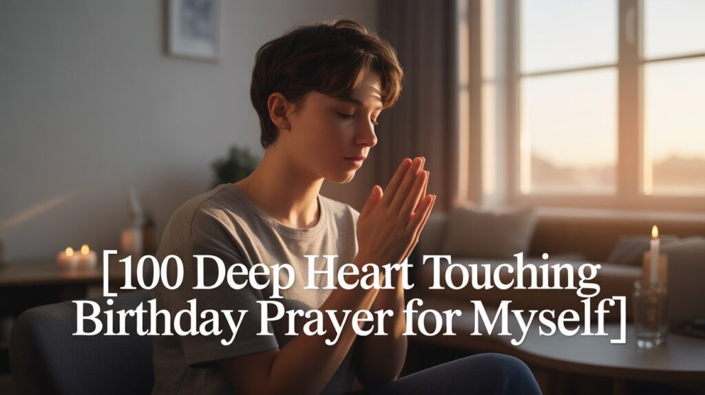 100 Deep Heart Touching Birthday Prayer For Myself