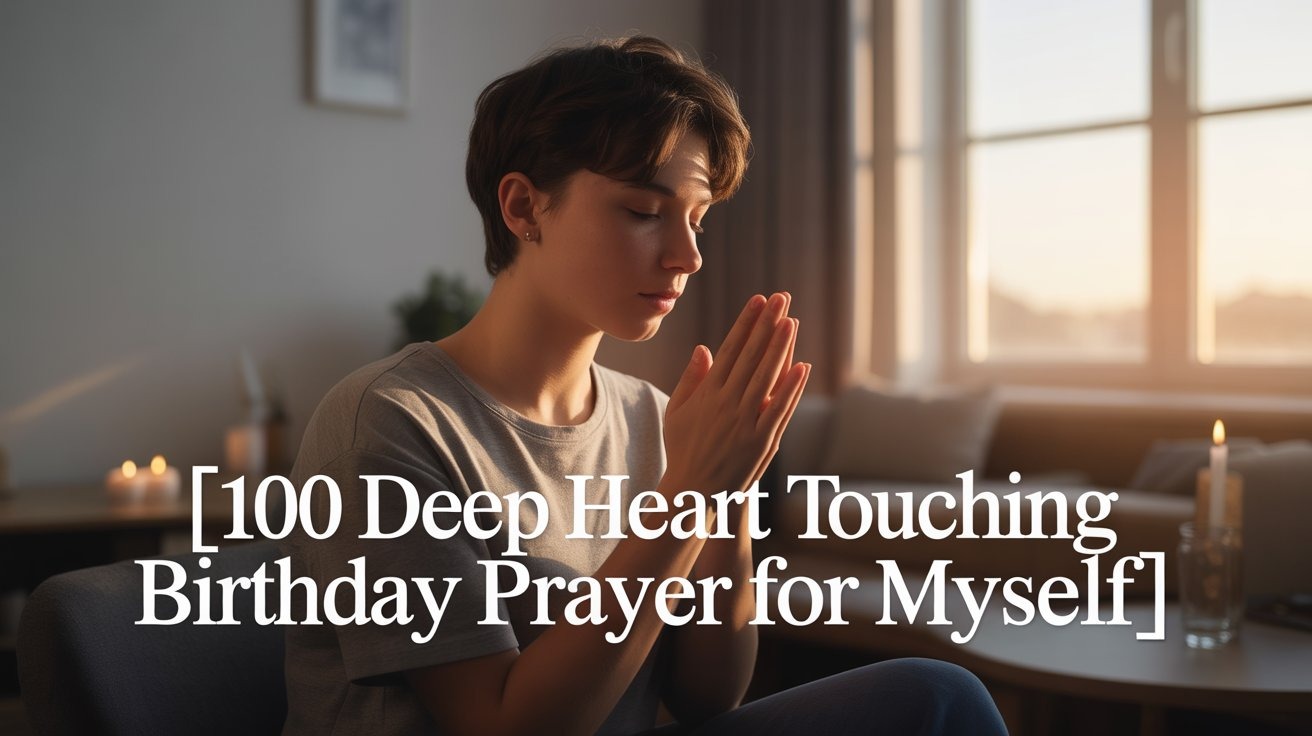 100 Deep Heart Touching Birthday Prayer For Myself