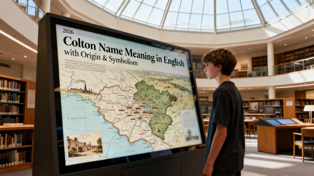 Colton Name Meaning in English with Origin & Symbolism