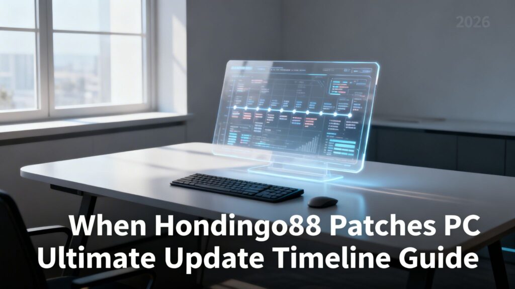 When Hondingo88 Patches PC Ultimate Update Timeline Guide