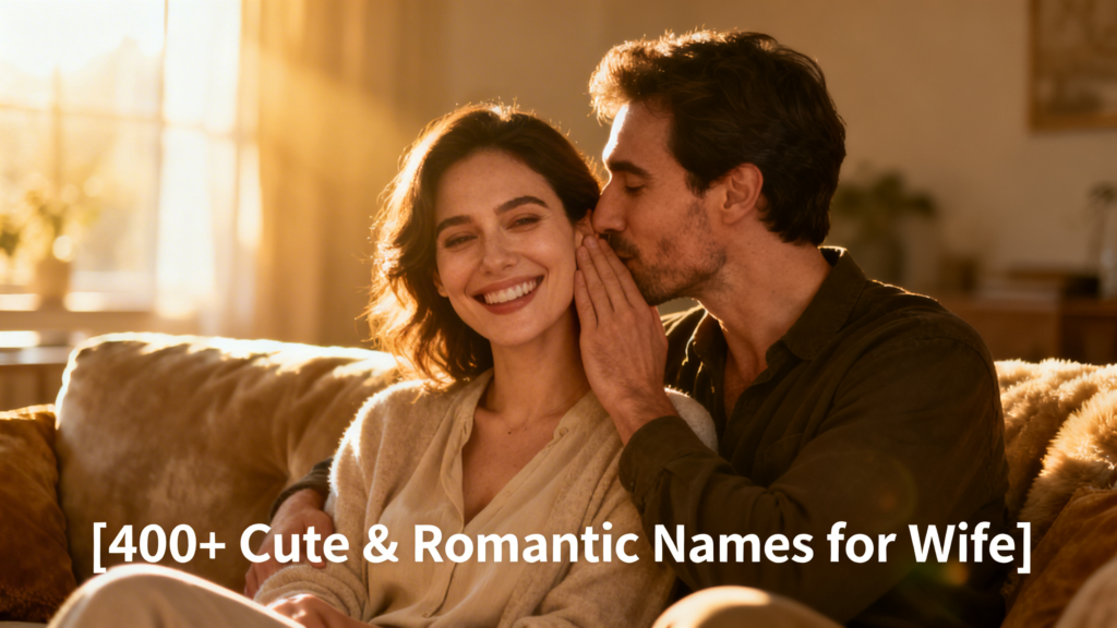 400+ Cute & Romantic Names for Wife