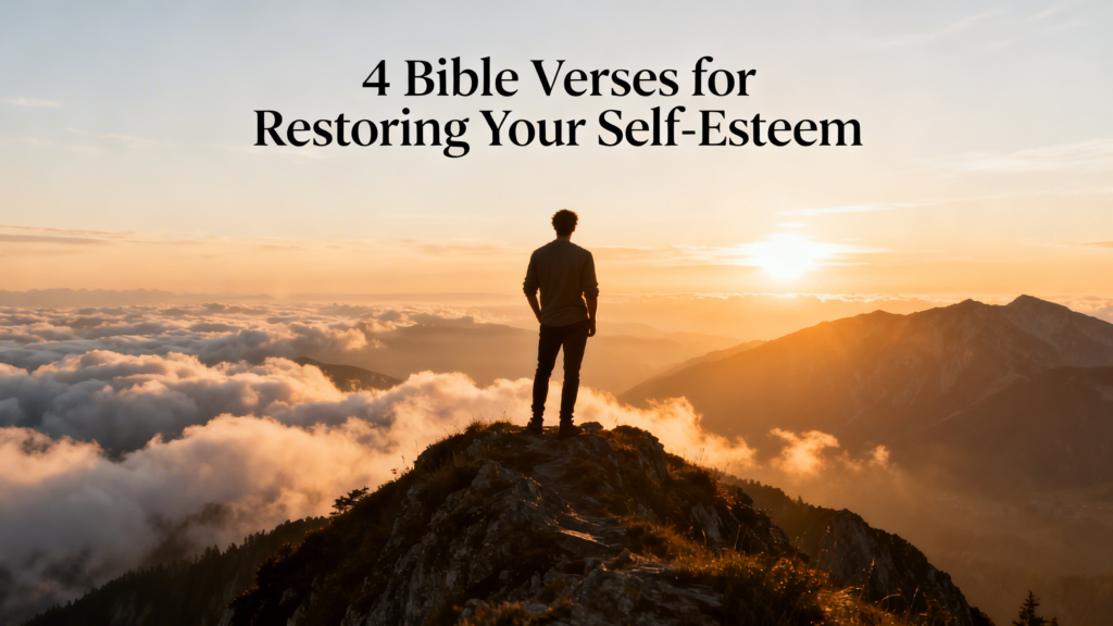 4 Bible Verses for Restoring Your Self-Esteem