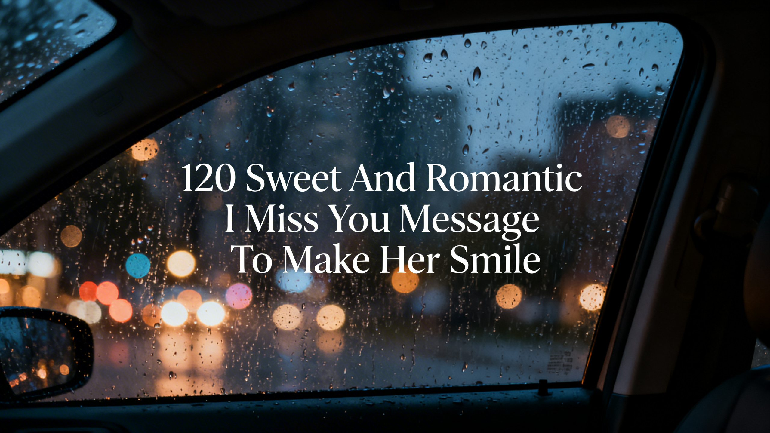 120 Sweet And Romantic I Miss You Message To Make Her Smile