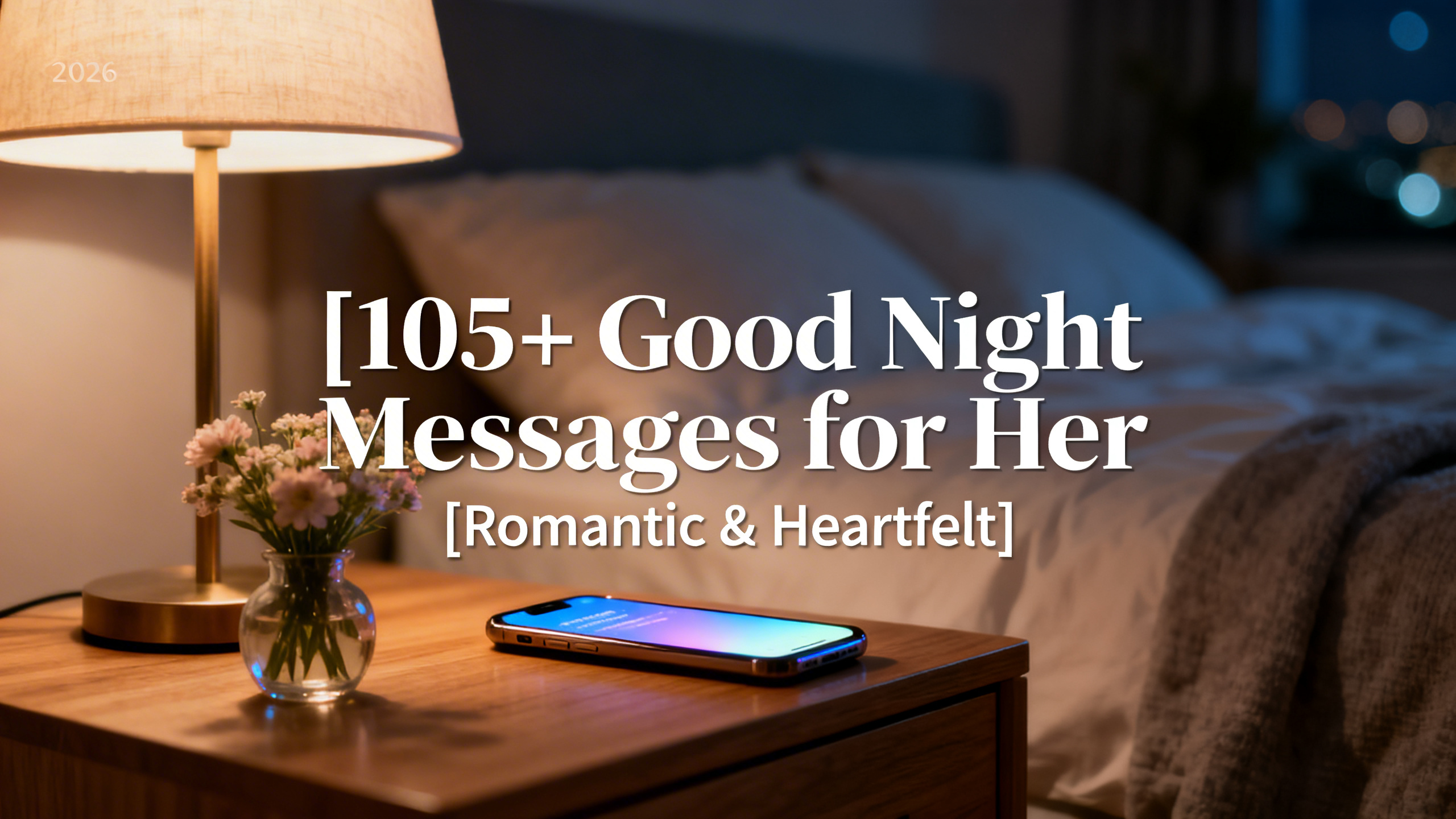 105+ Good Night Messages for Her [Romantic & Heartfelt]