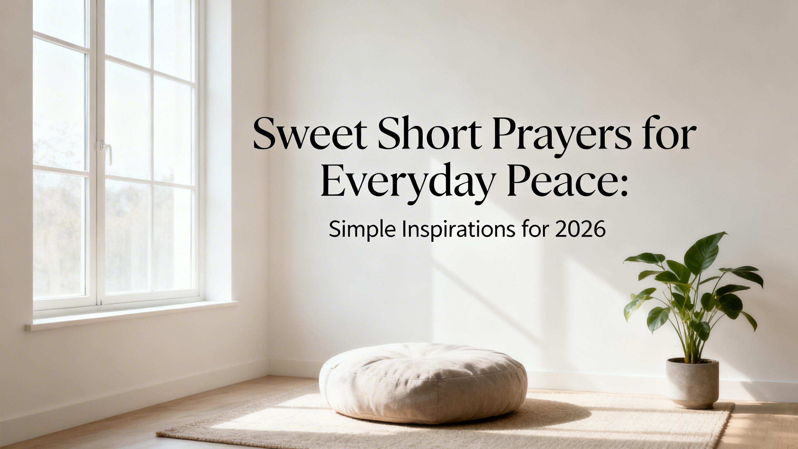 Sweet Short Prayers for Everyday Peace: Simple Inspirations for 2026