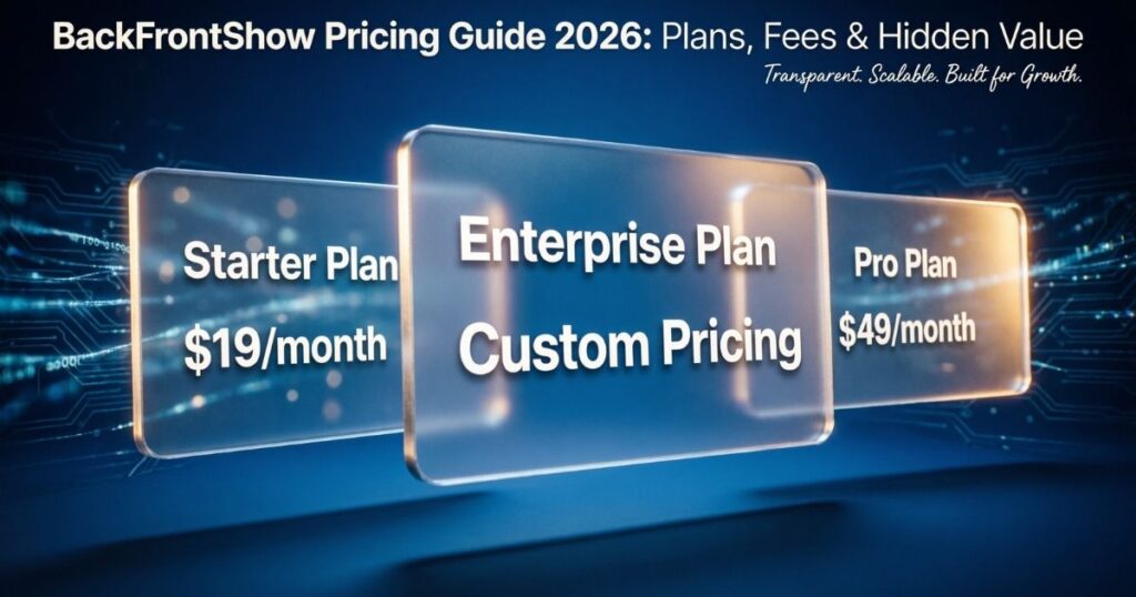 BackToFrontShow Pricing Guide 2026: Plans, Fees & Hidden Value