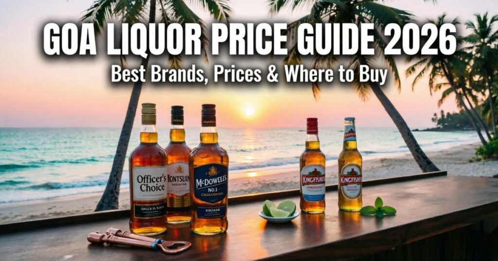 Goa Liquor Price Guide 2026: Best Brands, Prices & Where to Buy